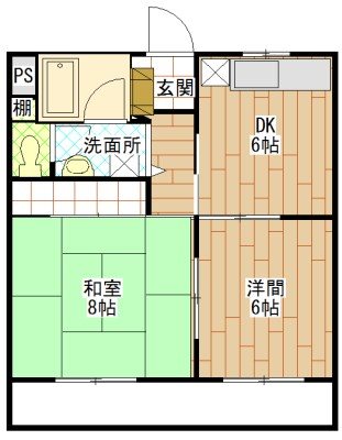アベニール天王 間取り図