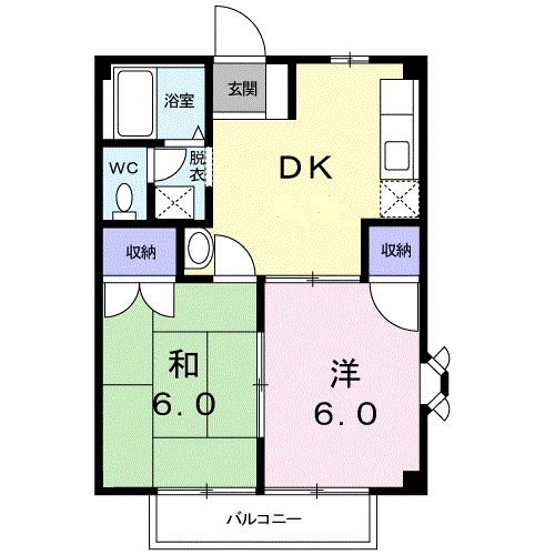 ハイムカミアラヤ 間取り図