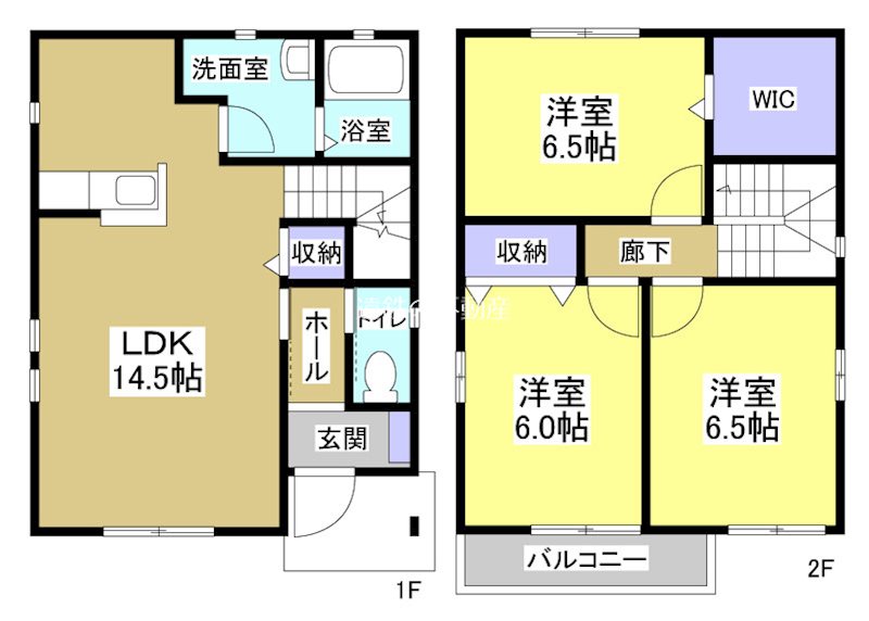 ヴィフブランシェ 間取り図
