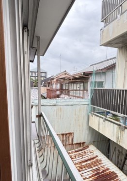 紺屋町貸家 ベランダ