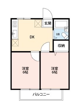 彩輝8A 間取り図