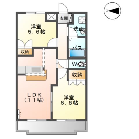 サンライトクロス 間取り図