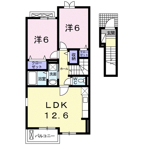プリート　パラッツオ 間取り図