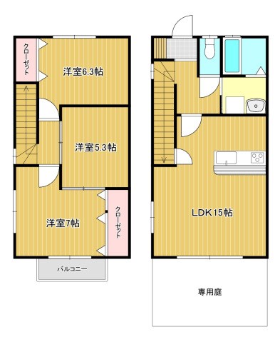 Teafarm富塚 間取り図