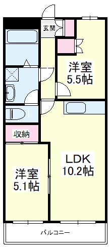 サニーデイズハイム 間取り図