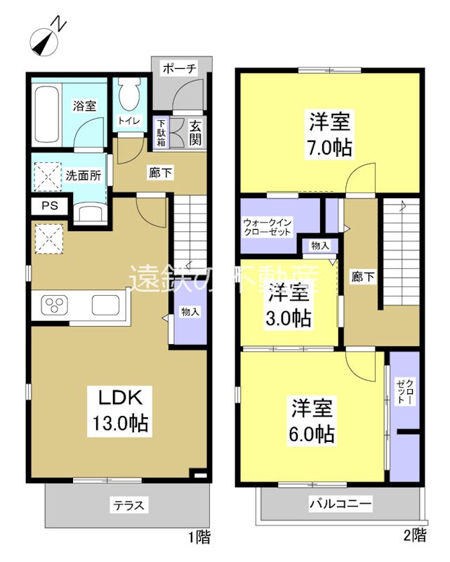シンシア 間取り図