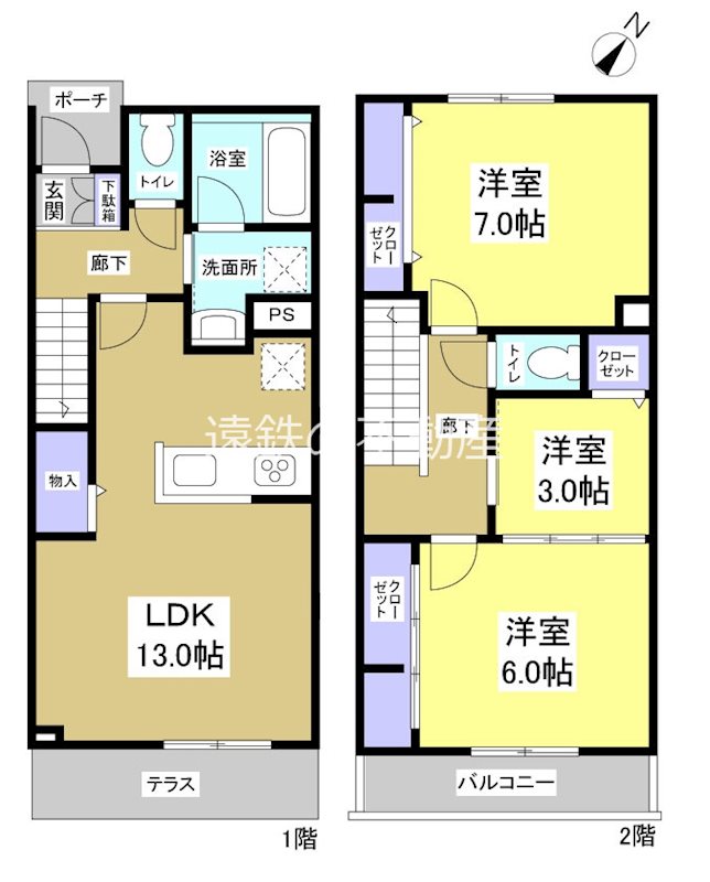 シンシア 間取り図