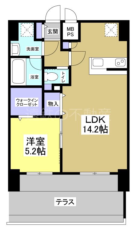 Central　S　砂山町 間取り図