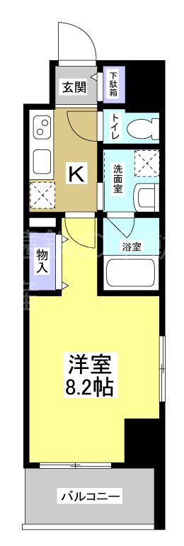 Central　S　砂山町 間取り図