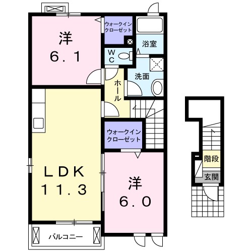 サンローズ 間取り図