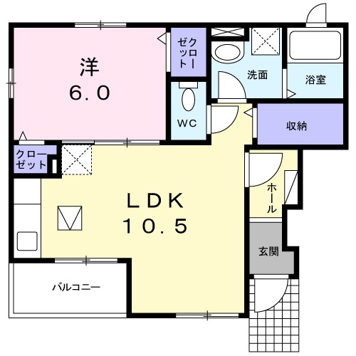 フェブラリーセカンド 間取り図