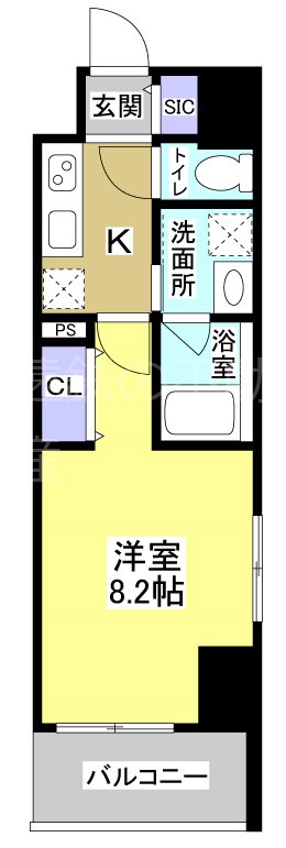 Central　S　砂山町 間取り図