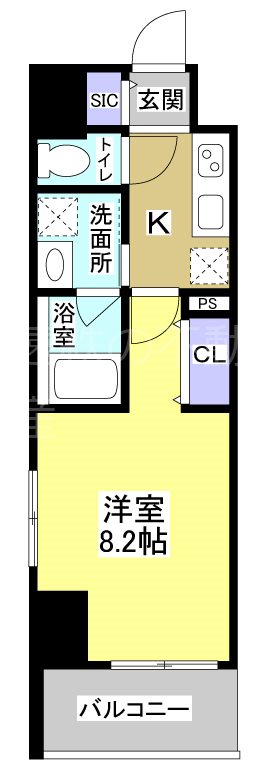 Central　S　砂山町 間取り図