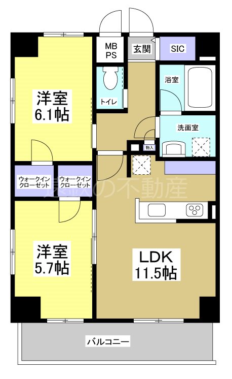 Central　S　砂山町 間取り図