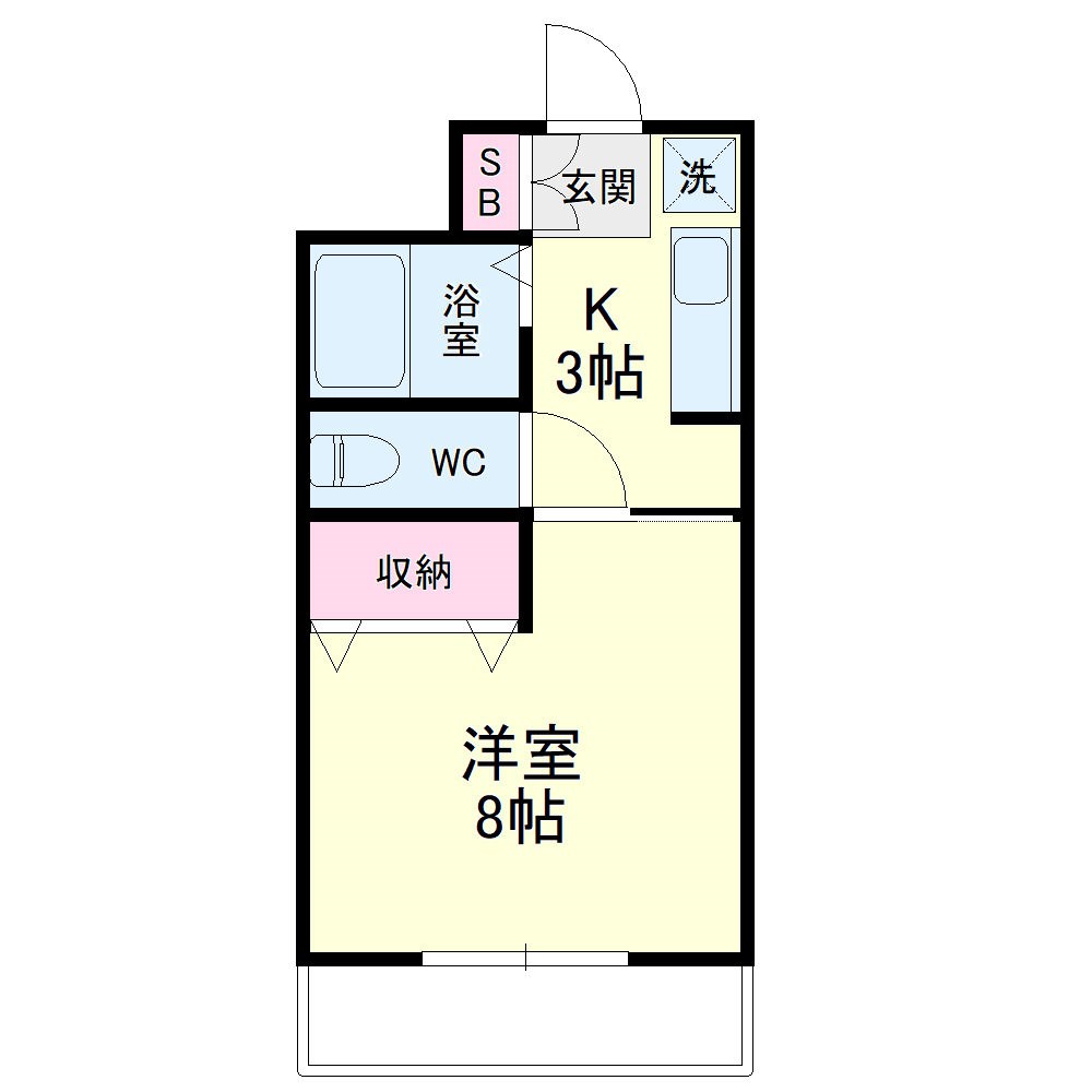 サンホワイト 間取り図