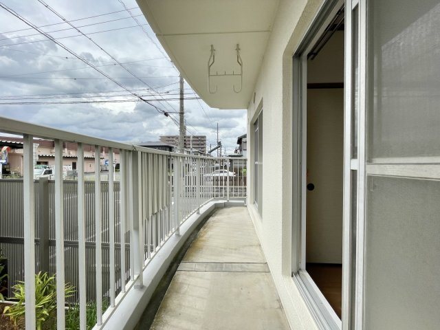 片橋ハイツ ベランダ