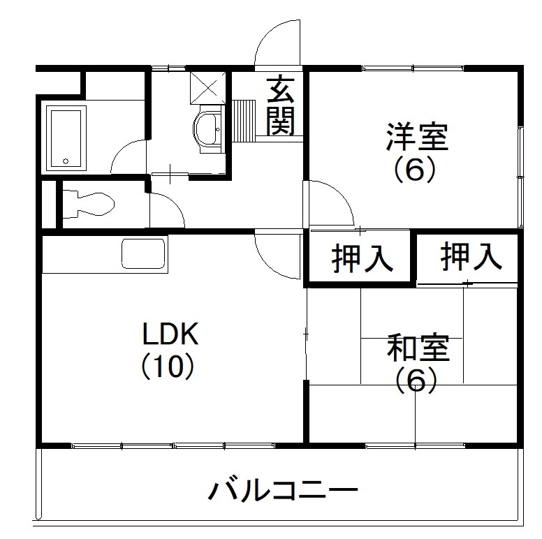 マ・メゾン中島 間取り図