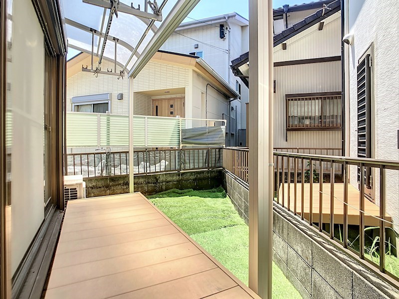 龍禅寺町365-1貸家 ベランダ