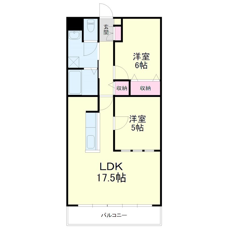 グレースⅡ名倉 間取り図