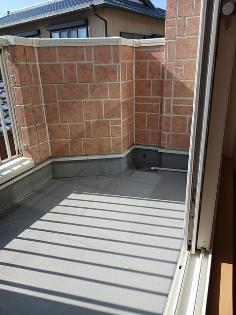 クレメントＢ ベランダ
