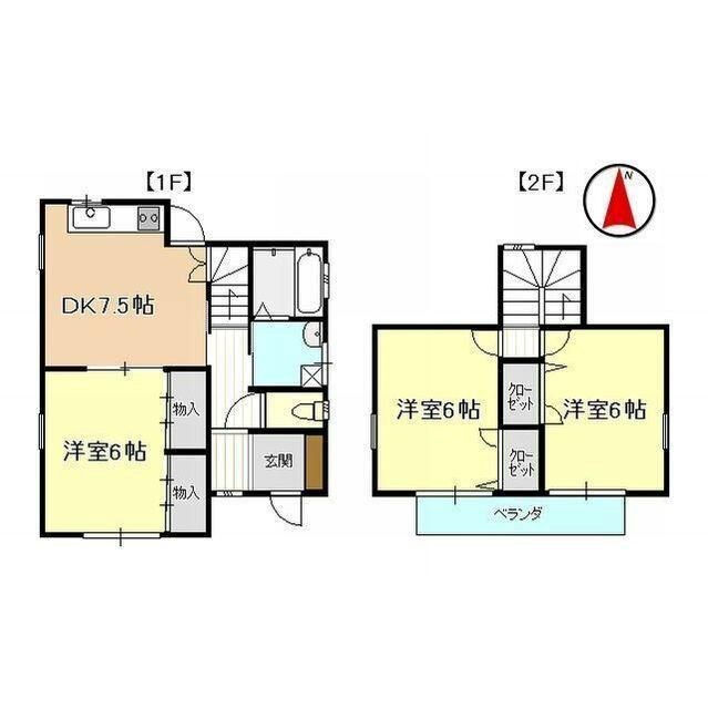 住吉5丁目3-16-1外　貸家Ａ・Ｂ・Ｃ 間取り図