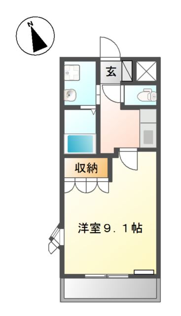 アネックス神明 間取り図