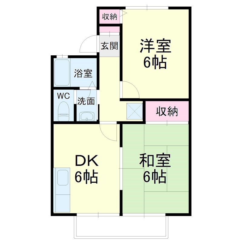 ファミールA 間取り図