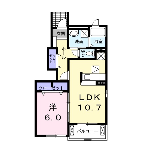 ロンモンターニュ３ 間取り図