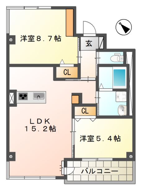山七ビルヂング 間取り図