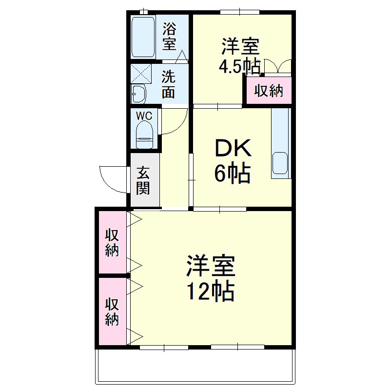 マンションエスポワール 間取り図