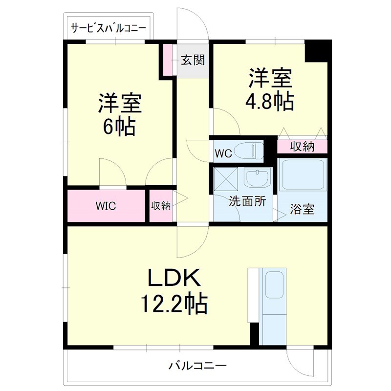 レジデンスフローラ 間取り図