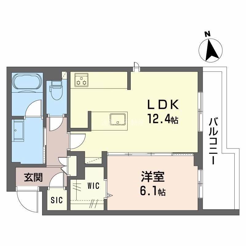 Ｅレジデンス八幡 間取り図