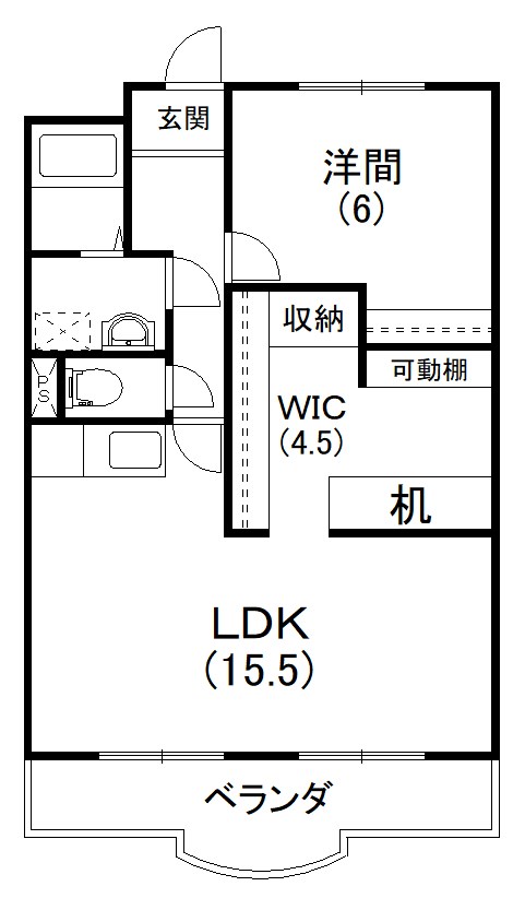 ロイヤルシティ高丘 間取り図