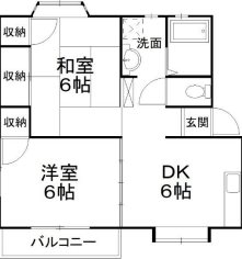 サンフェリアA 間取り図