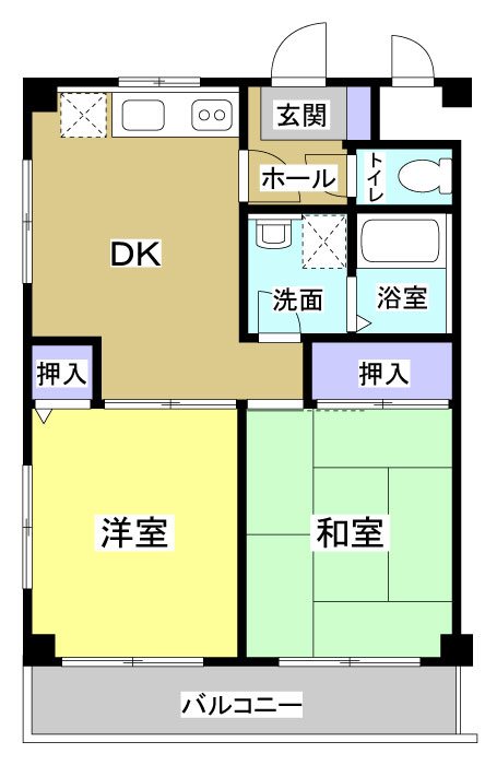 グランドールⅢ 間取り図