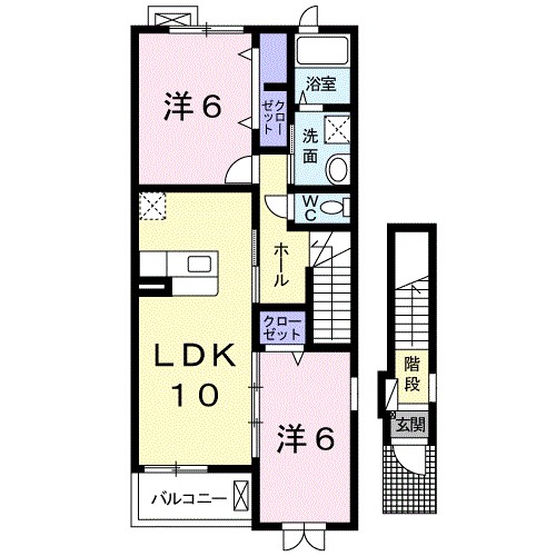 ベル　エアリー 間取り図