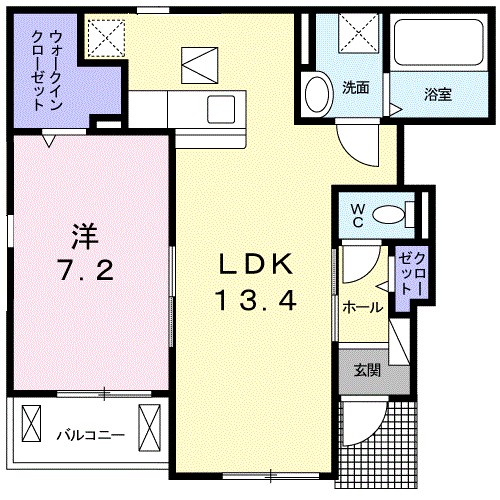 モンド　フォレスタⅡ 間取り図