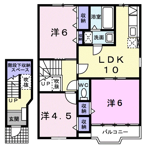 グランシャルム 間取り図