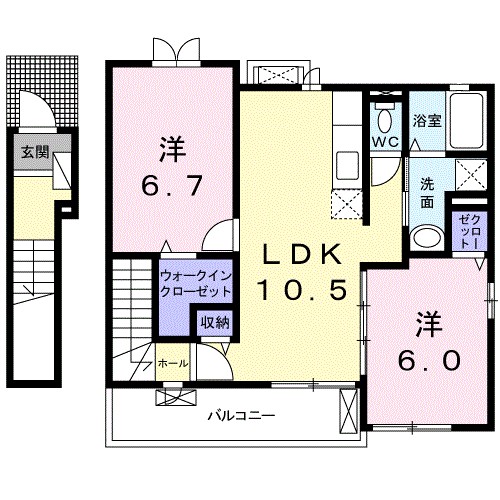 フォレスタ横須賀 間取り図