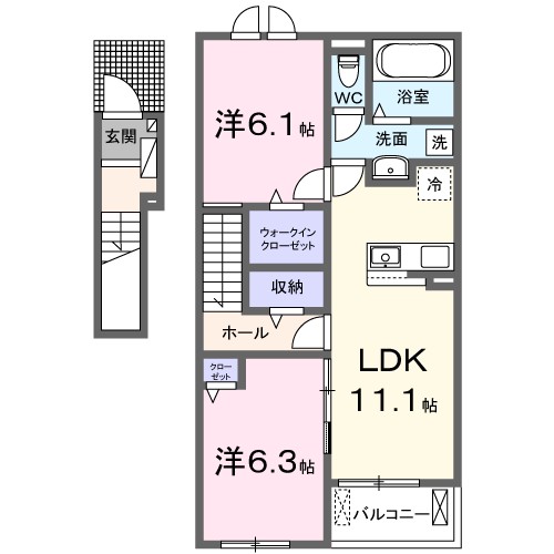 アルコバレーノ 間取り図
