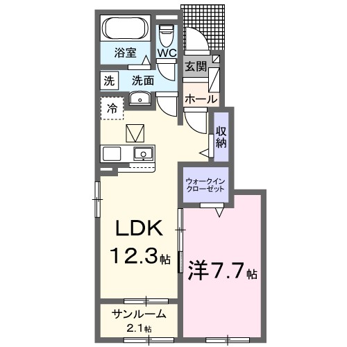 アルコバレーノ 間取り図