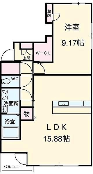 セントラルパーク下池川 間取り図