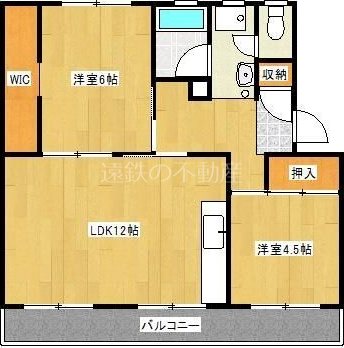 コーポラス三輪Ⅱ 間取り図