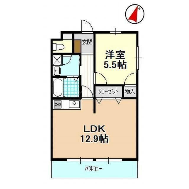 ポヌール半田 間取り図