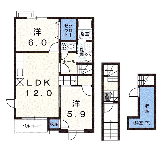 ラ・プリマベーラ 間取り図