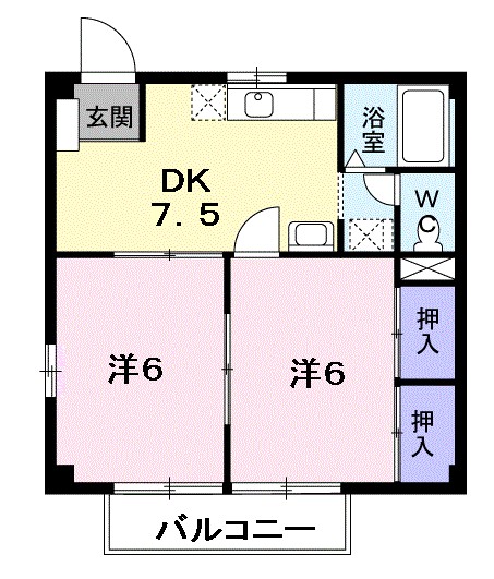 トリアノンパストラル 間取り図