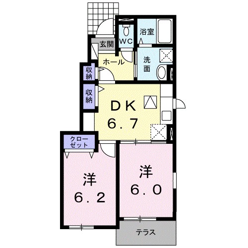 メゾン　ブランシュ 間取り図