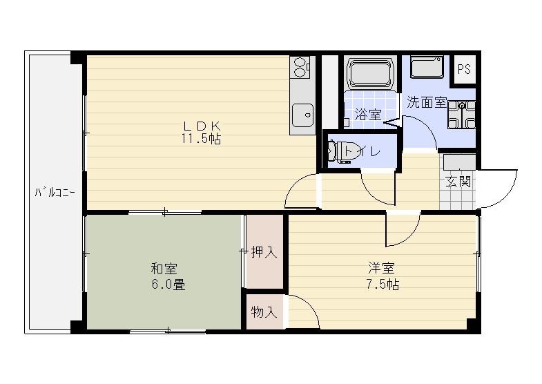 ヴィーブルオガイ 間取り図