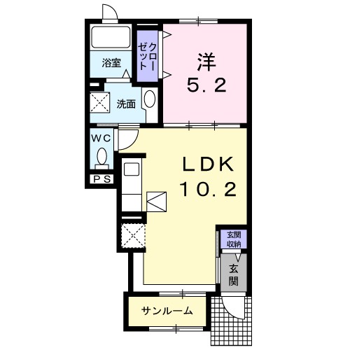 メゾン七番館 間取り図