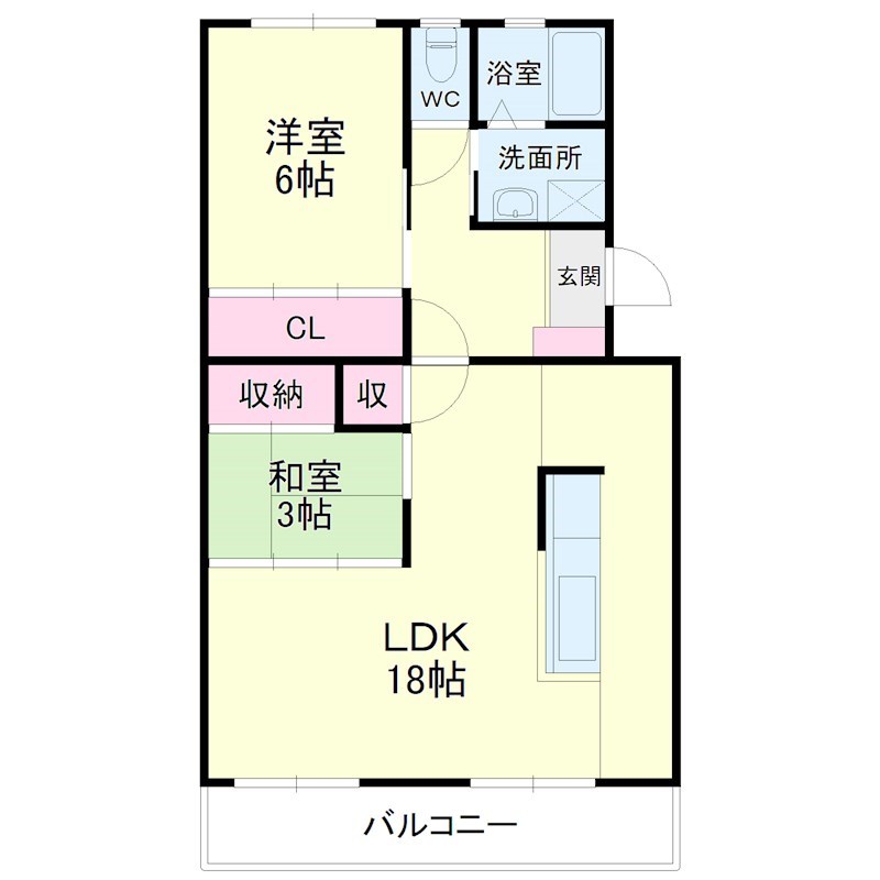 ガーデンハイツ浜松南 間取り図